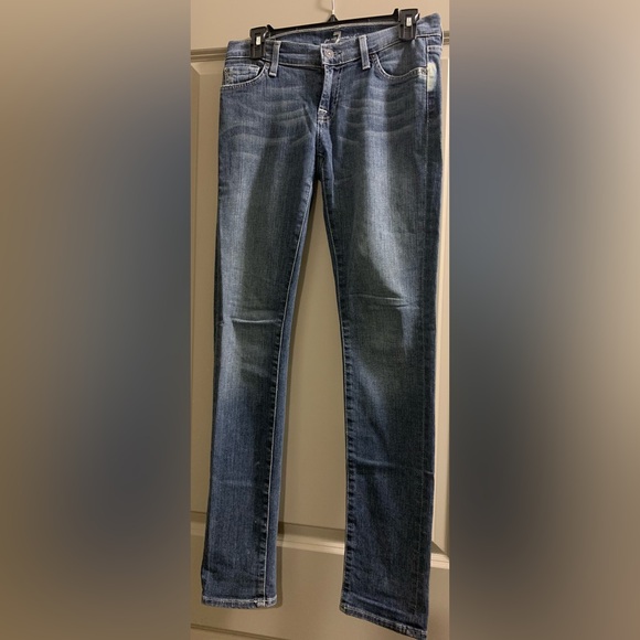 7 for all Mankind Roxanne Jeans size 25 Medium Wash - Picture 2 of 15